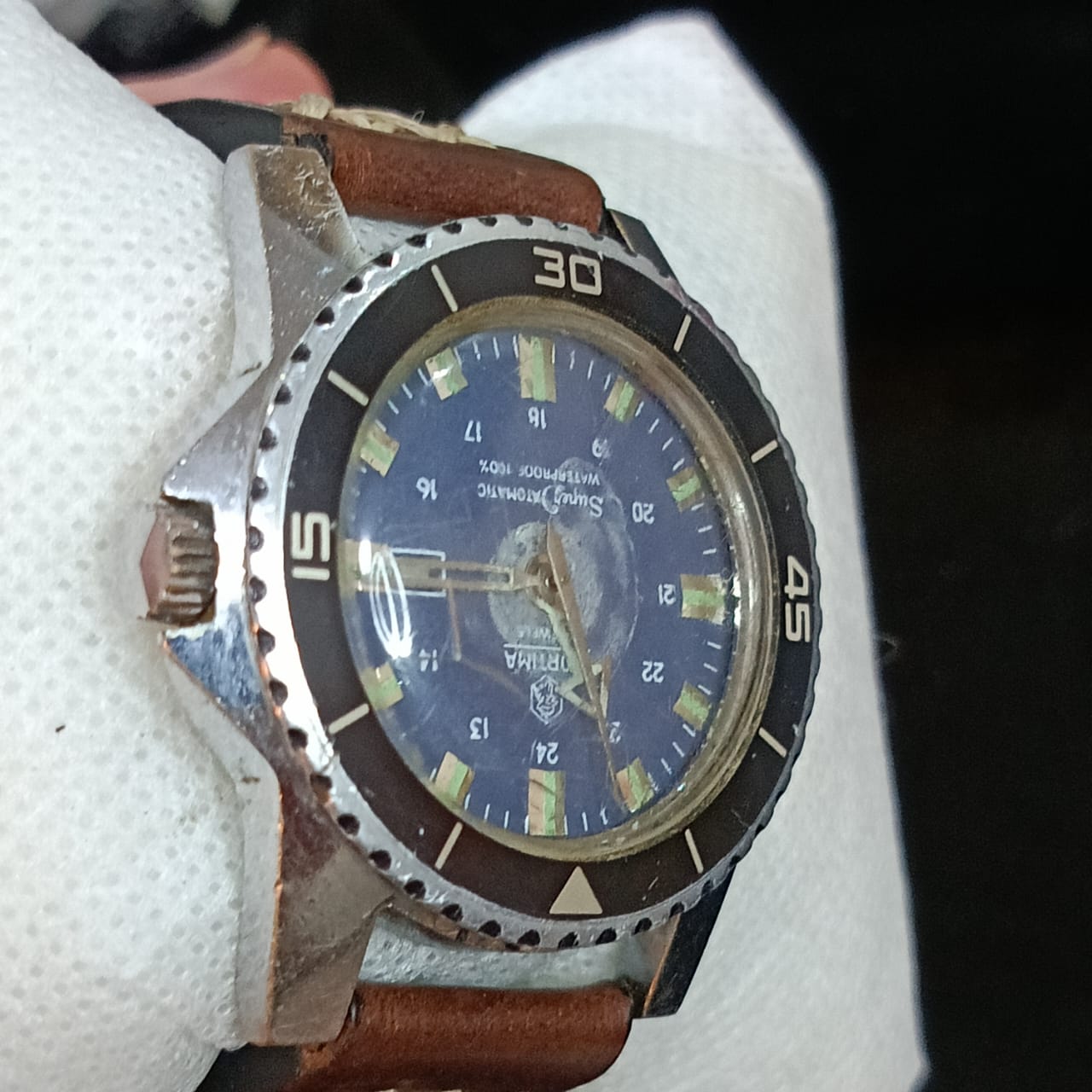 Montre mortima automatique plongée vintage original