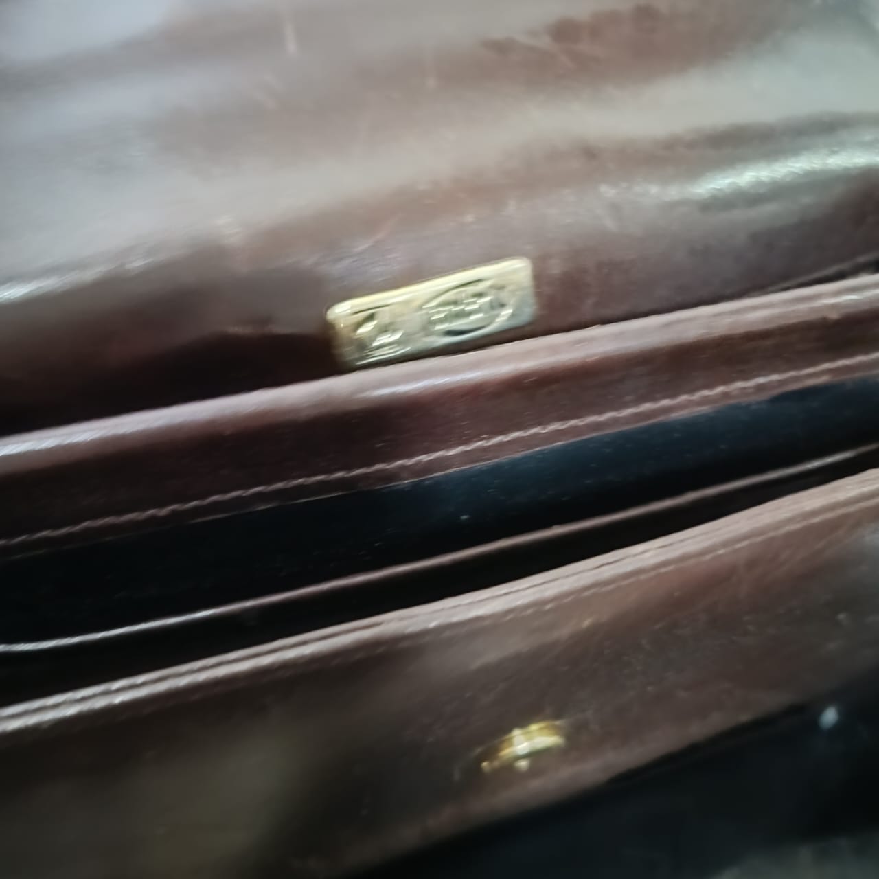 Sac en cuir vintage original