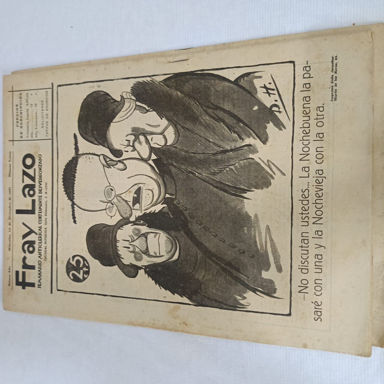 09 magazine fray lazo 1931/1932 vintage original