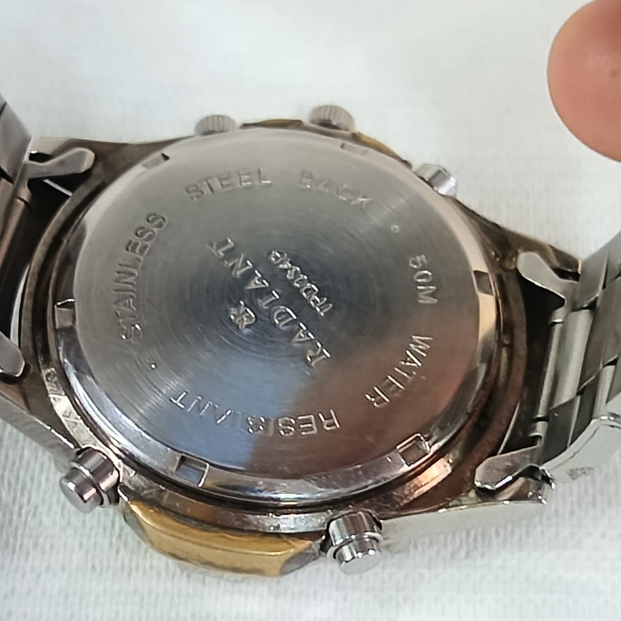 Montre Radiant chronographe Quartz original acier inoxydable