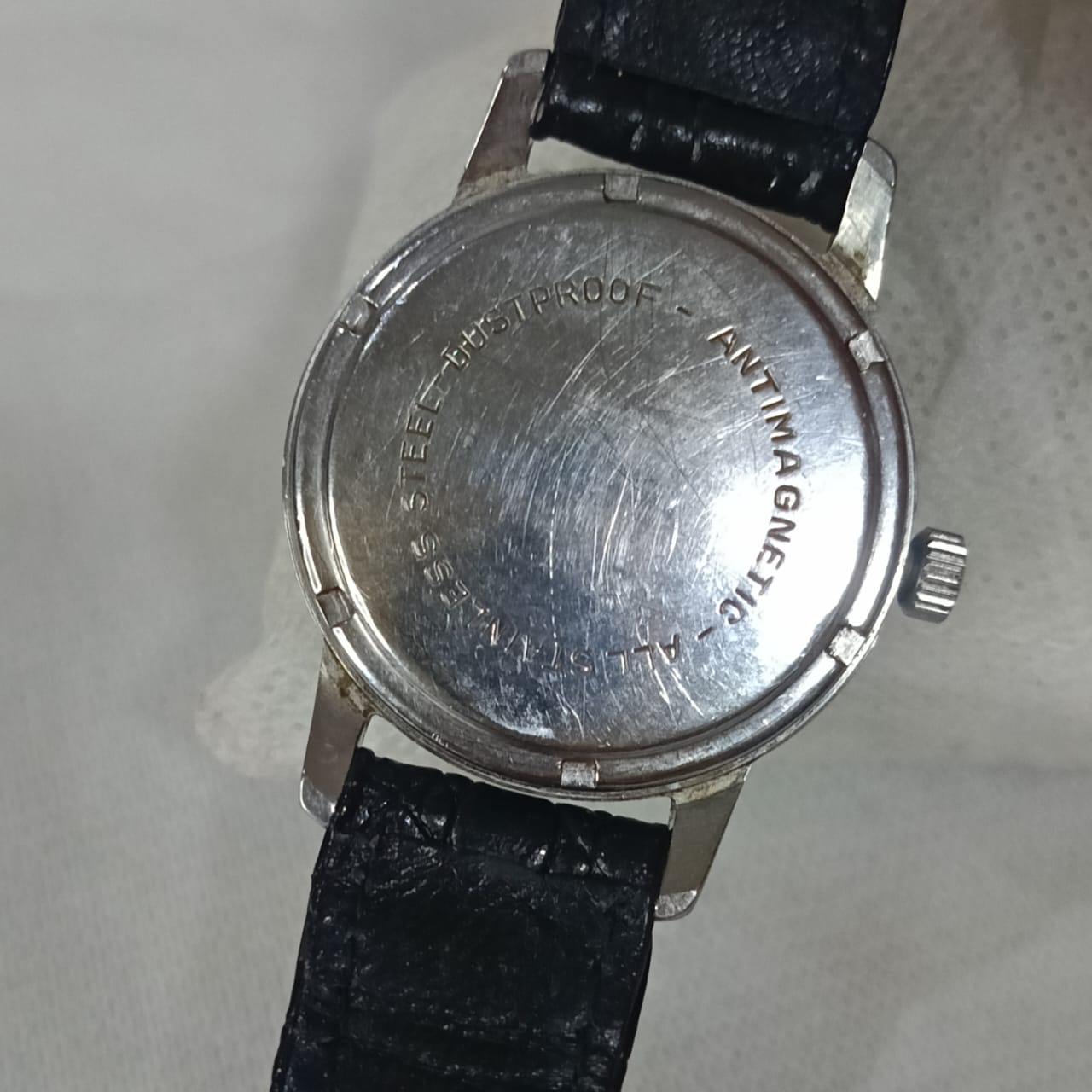 Montre pax mécanique vintage original acier inoxydable