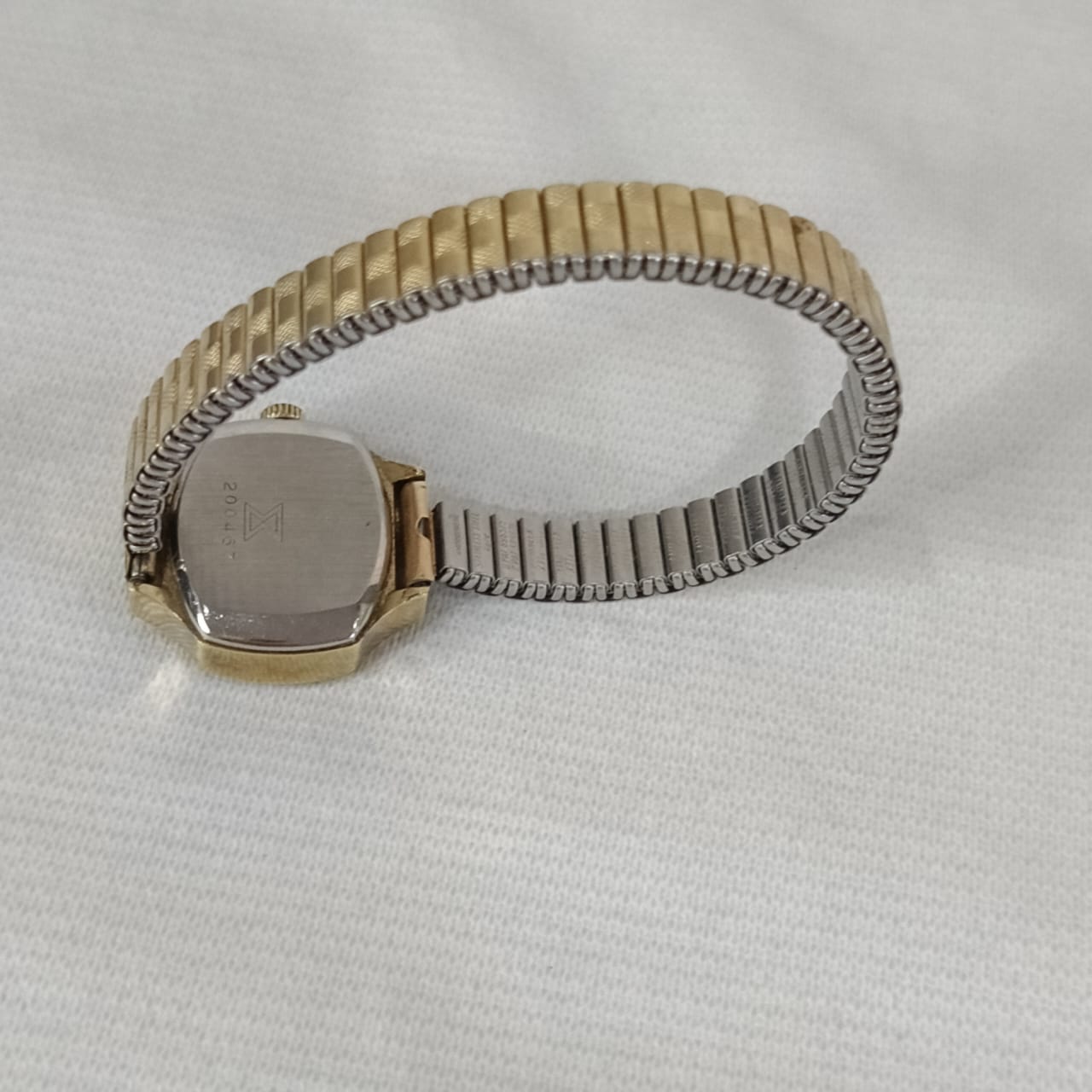 Montre edox mécanique femme vintage en plaqué or