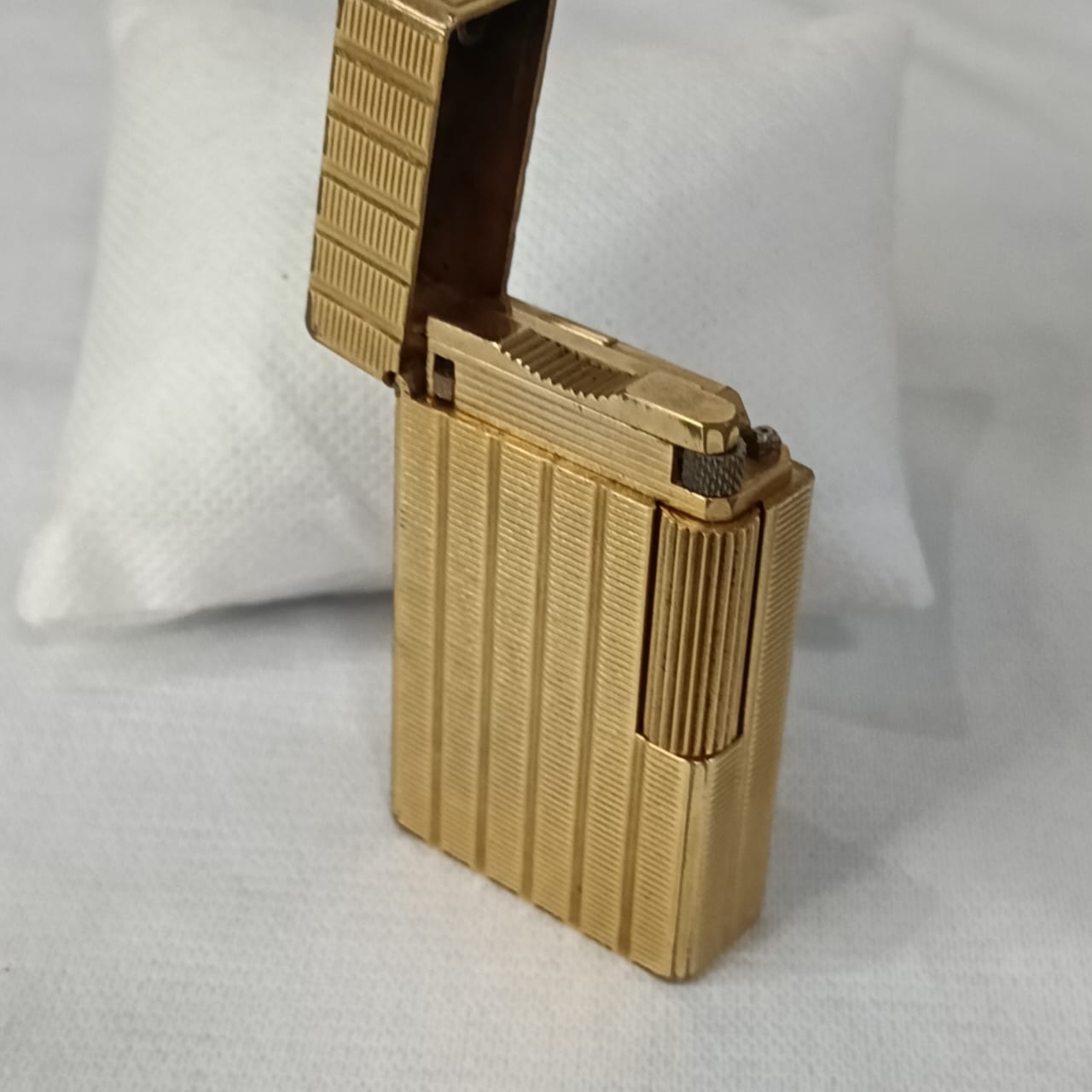 Briquet Dupont en plaqué or vintage France