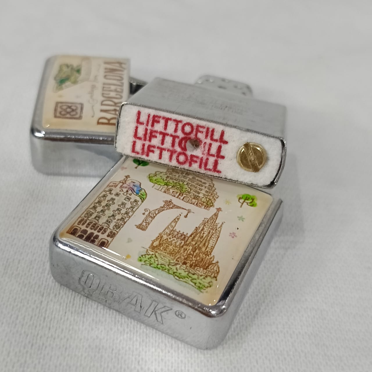Briquet lifttofil en acier inoxydable