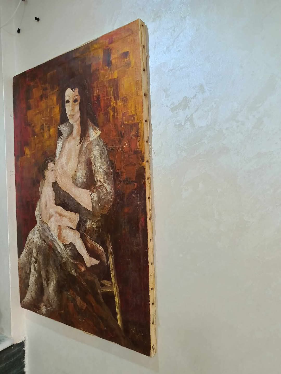 Ancien tableau original signé par Abdelhalim Hemche(1909/1979)
90cm/60cm