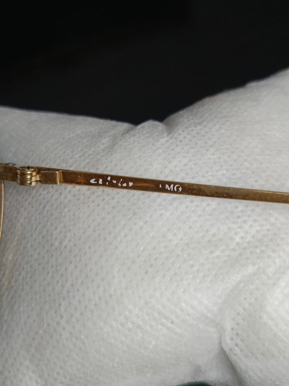 Cadre du lunette plaqué or vintage مقاس كبير