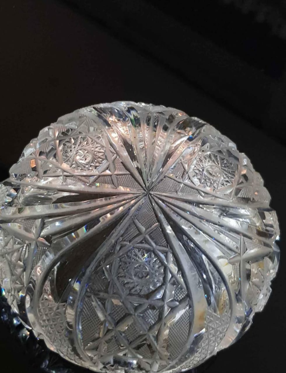 سندري من كرستال منقوش 14cm
