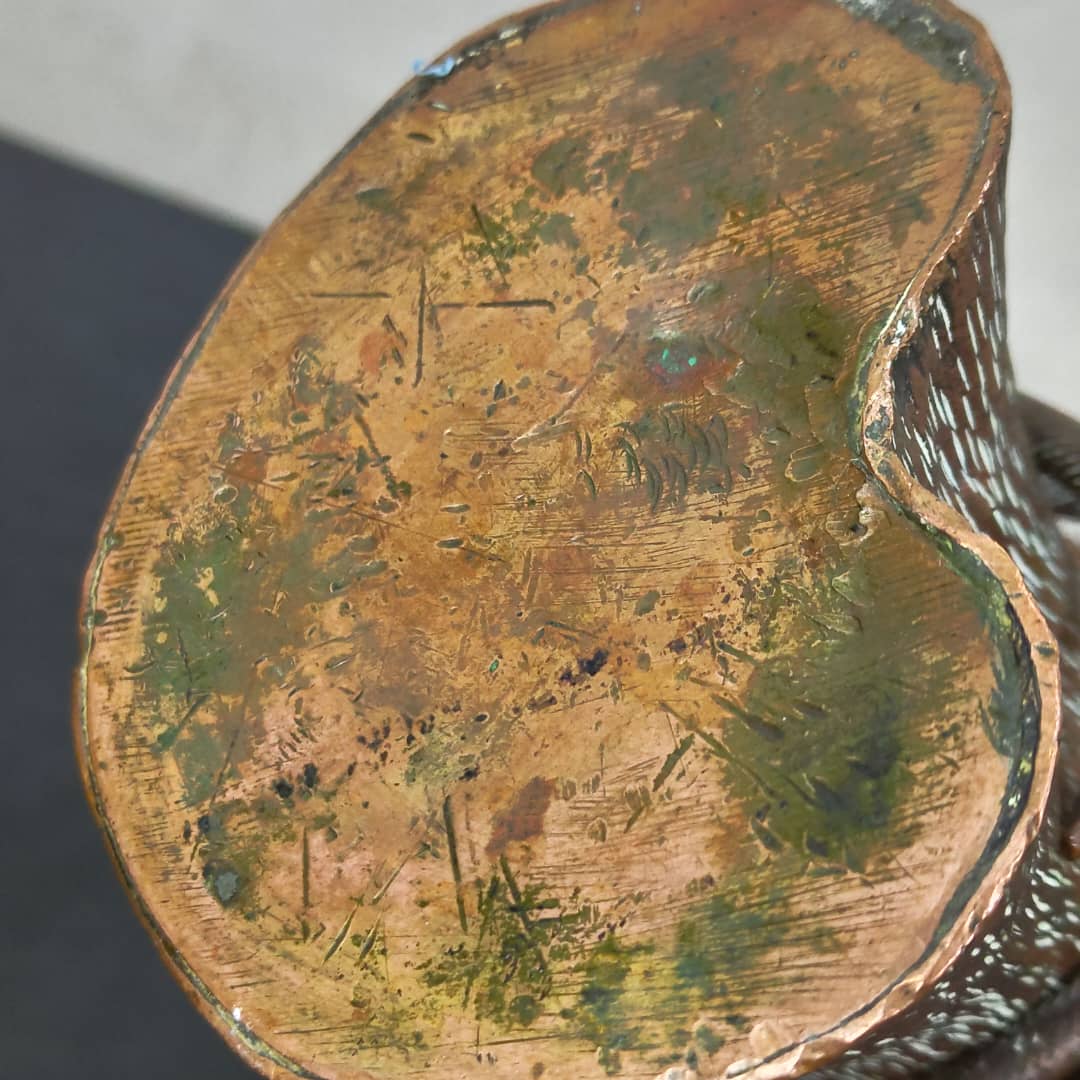 Ancien pogoire en bronze rare
13/10cm