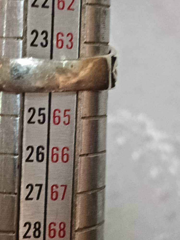 خاتم فضة بحجر ياقوت