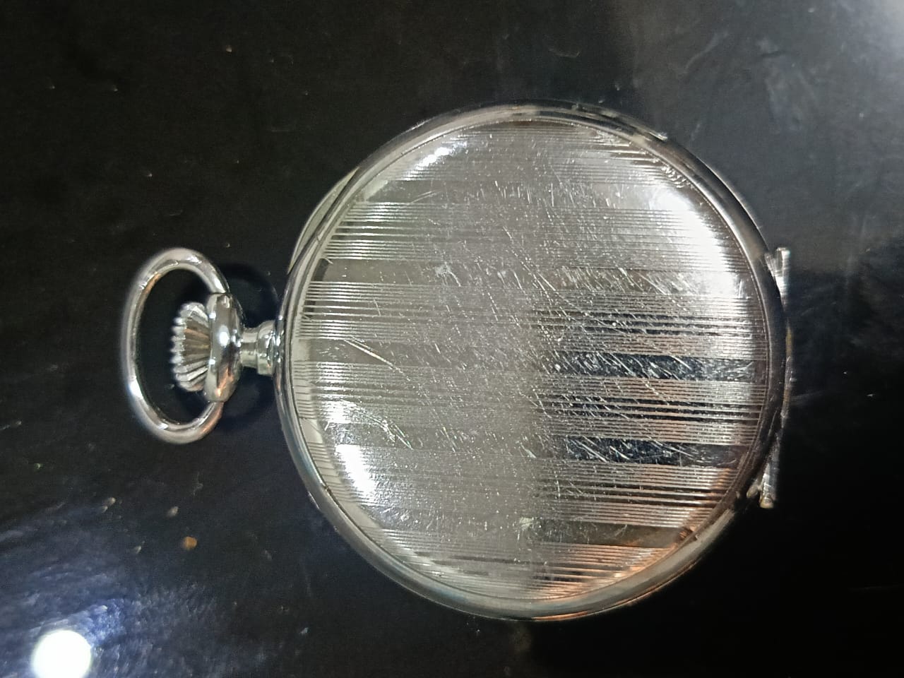 Montre gousset acier