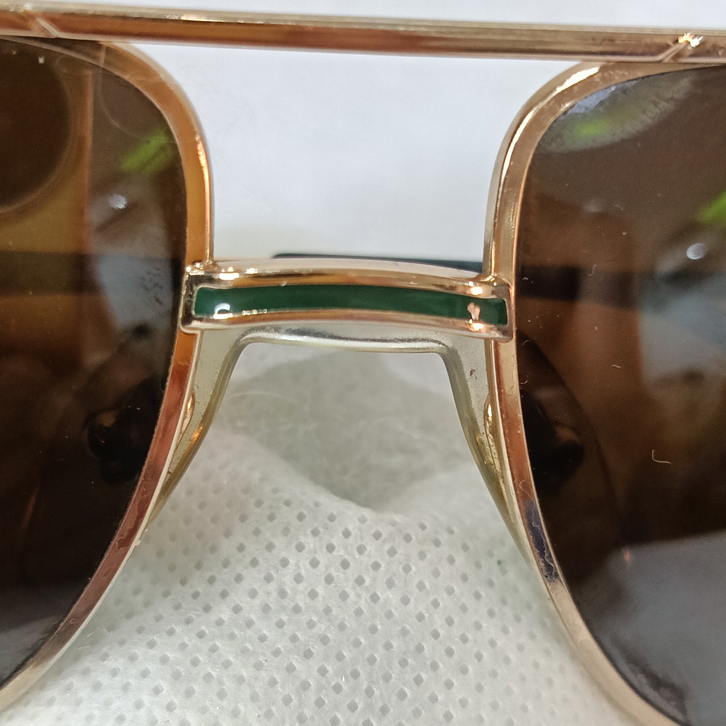 Lunette Lacoste homme original en plaqué or vintage