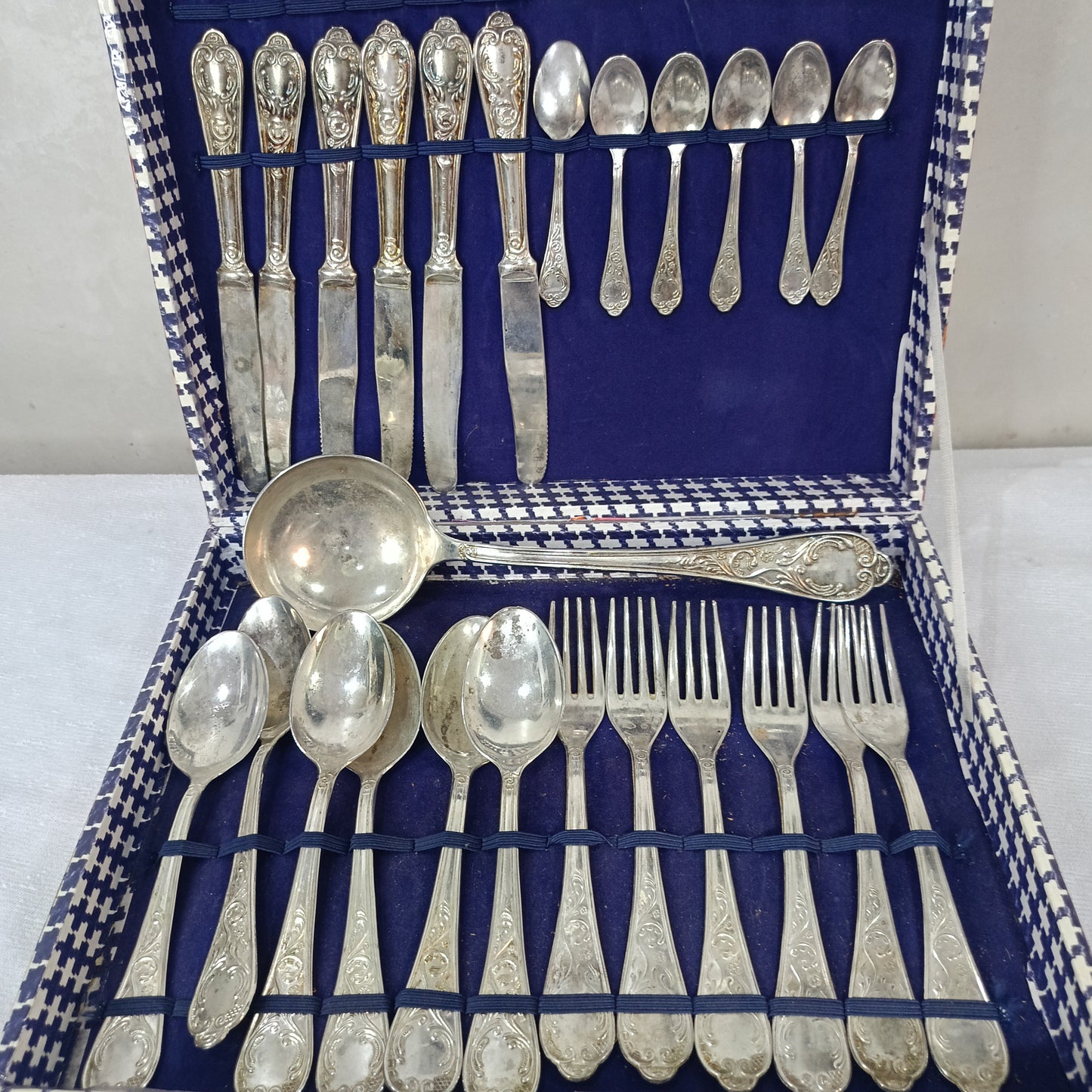 Service argenté antique italien