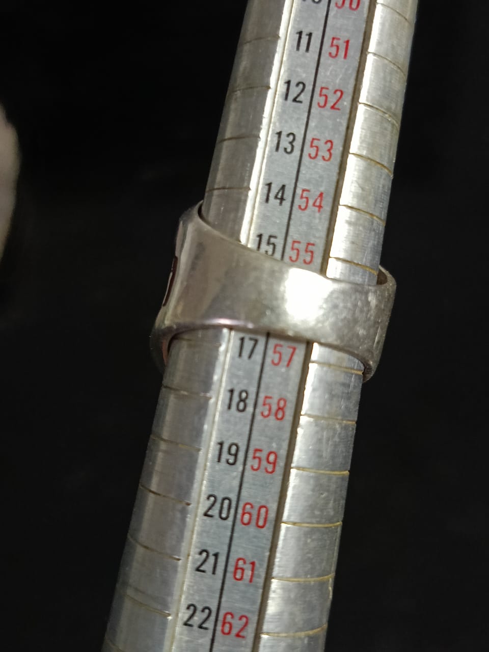 خاتم فضة بحجر تورمالين