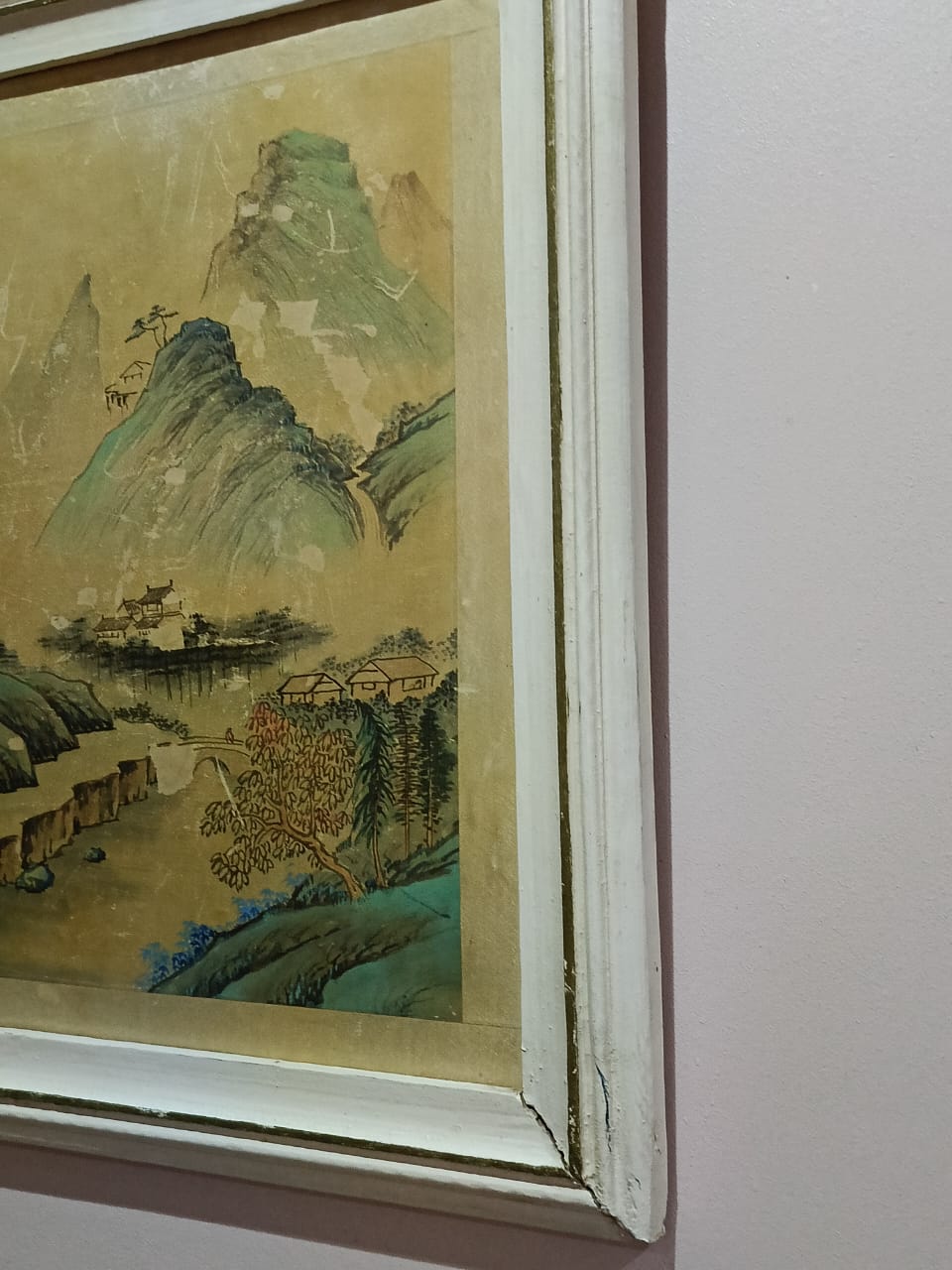 Tableau peinture chinois ancien