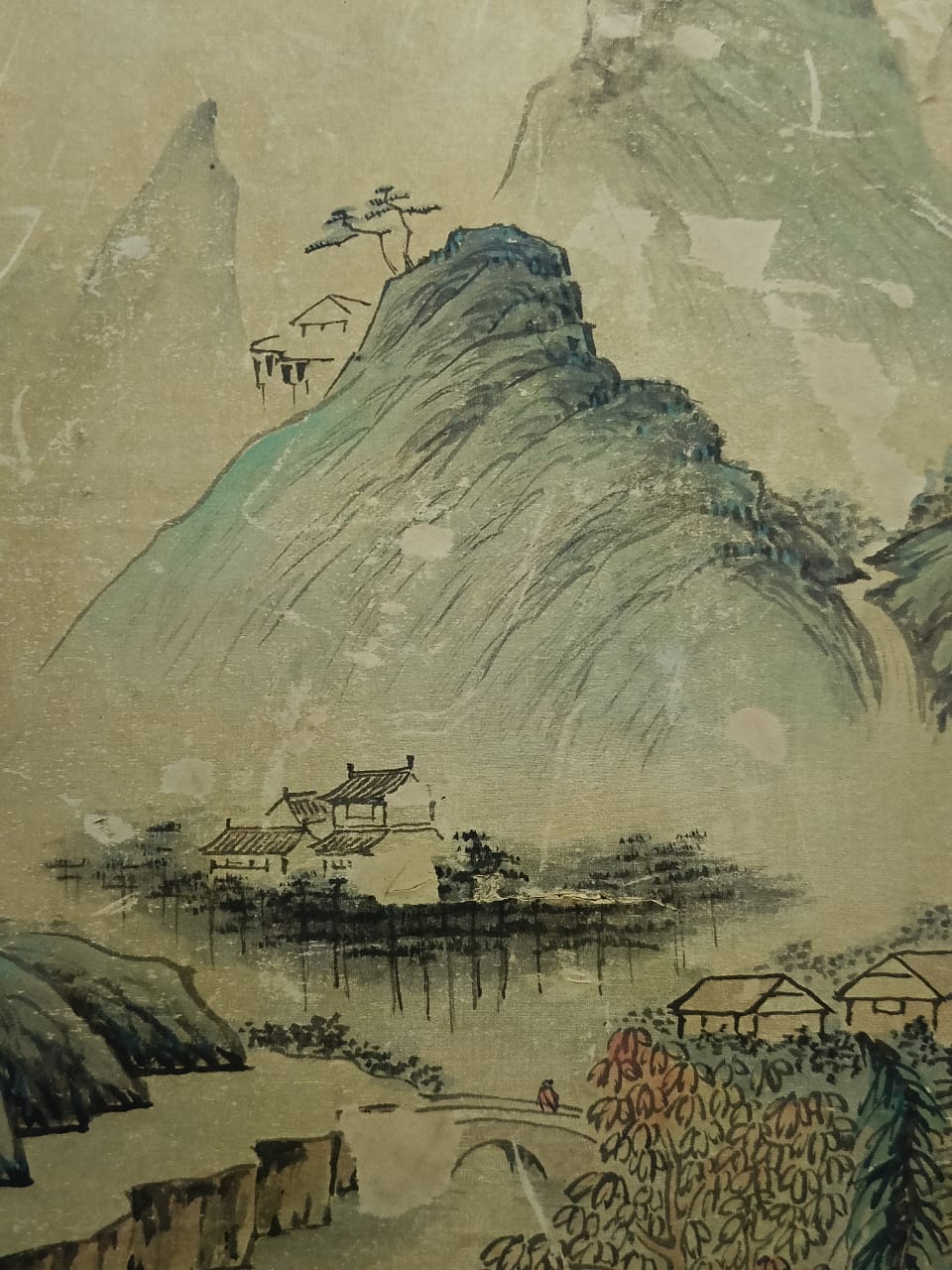 Tableau peinture chinois ancien