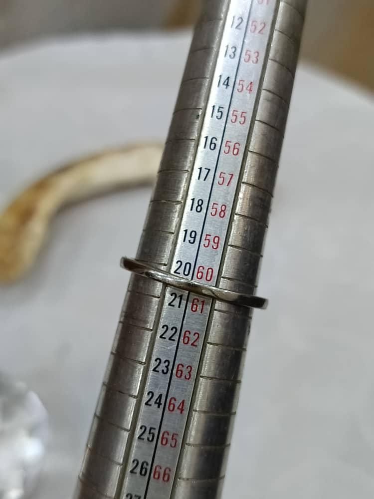 خاتم نسائي فضة