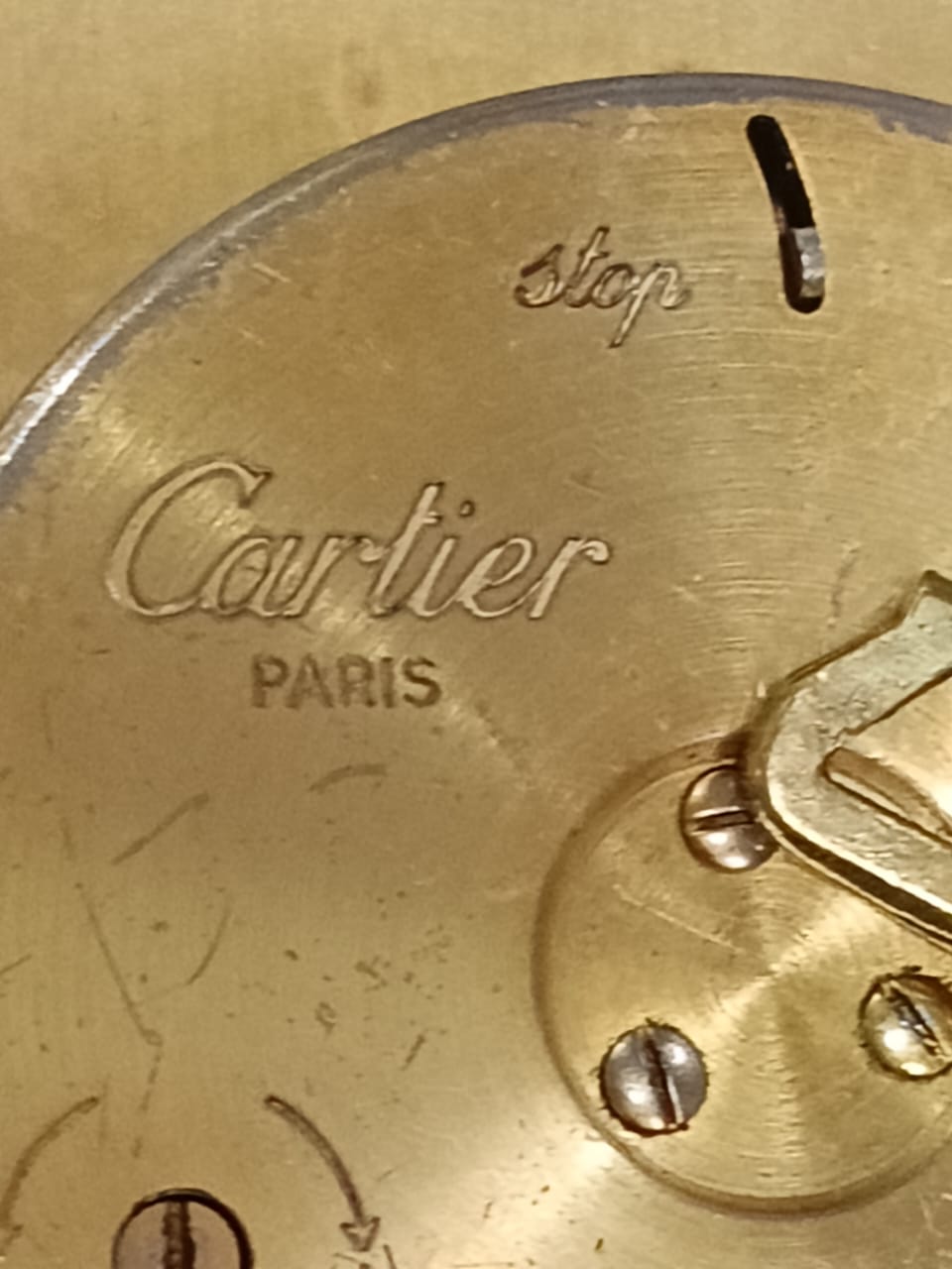 Horloge Cartier original