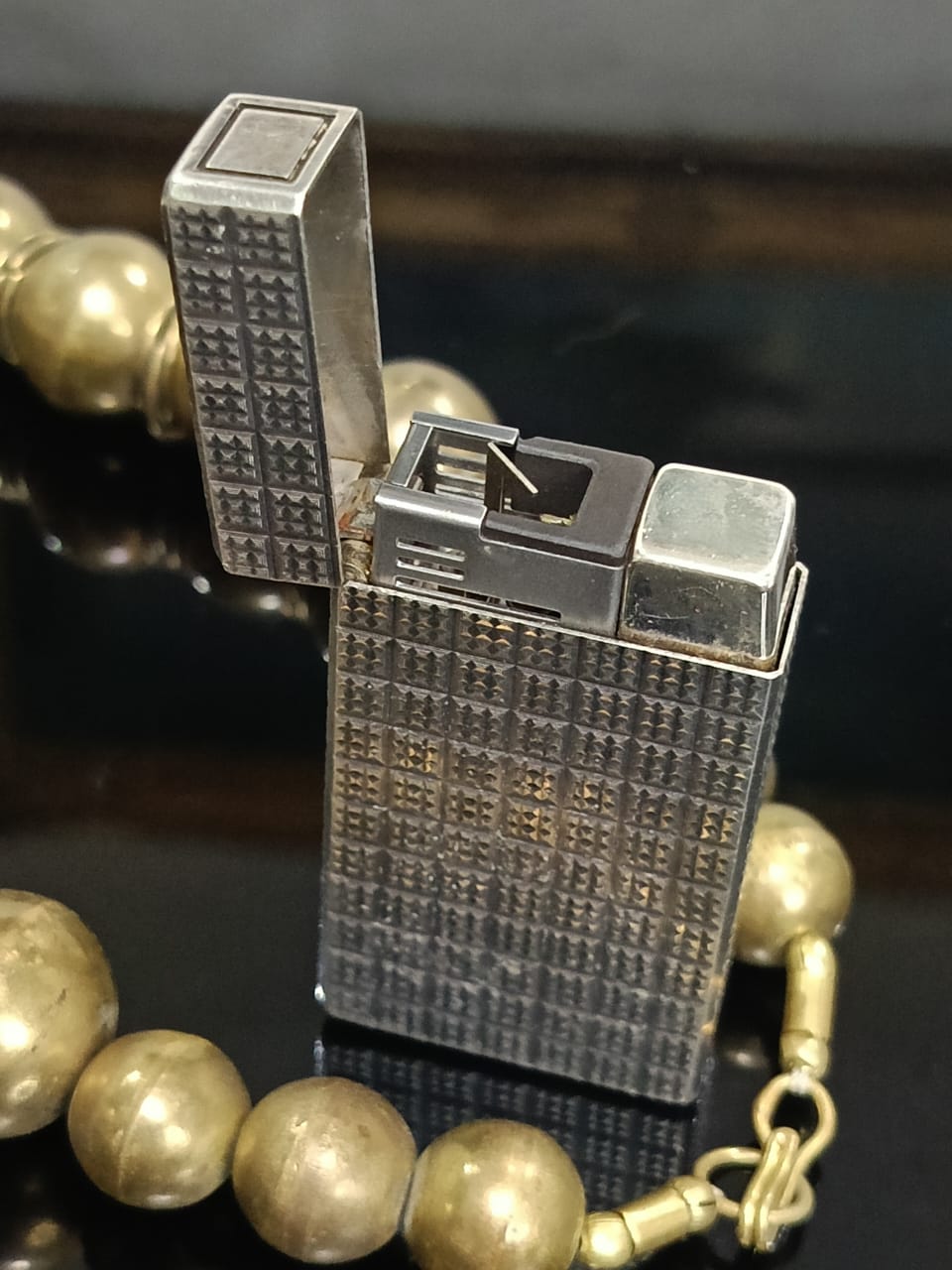 Briquet colibri original argenté