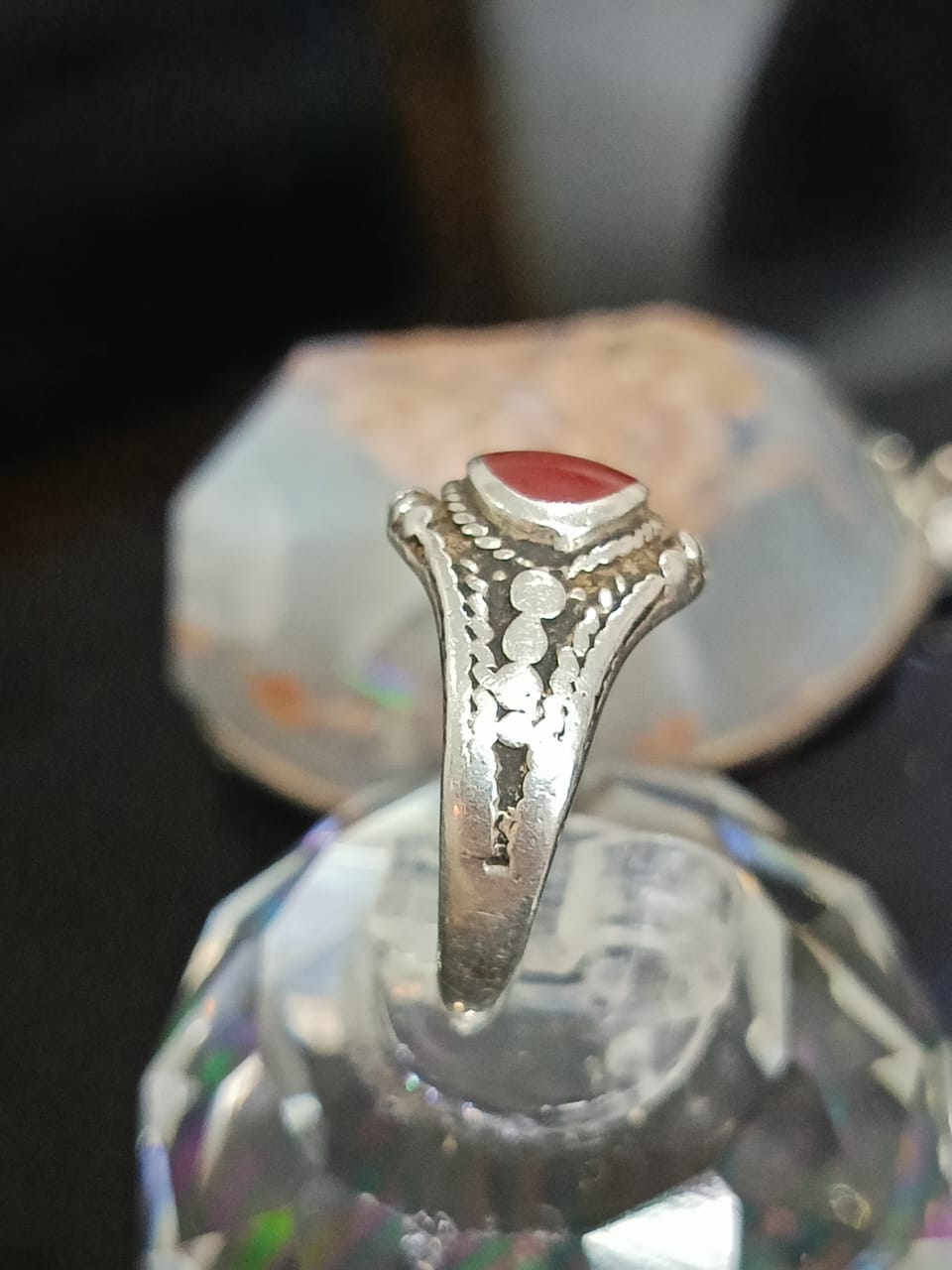خاتم فضة تحفة