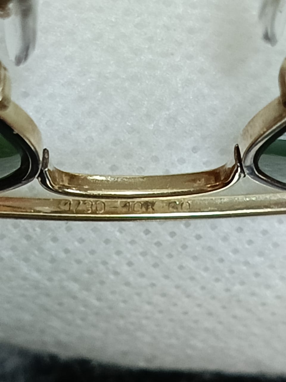 Lunette ray ben USA original 10k gold