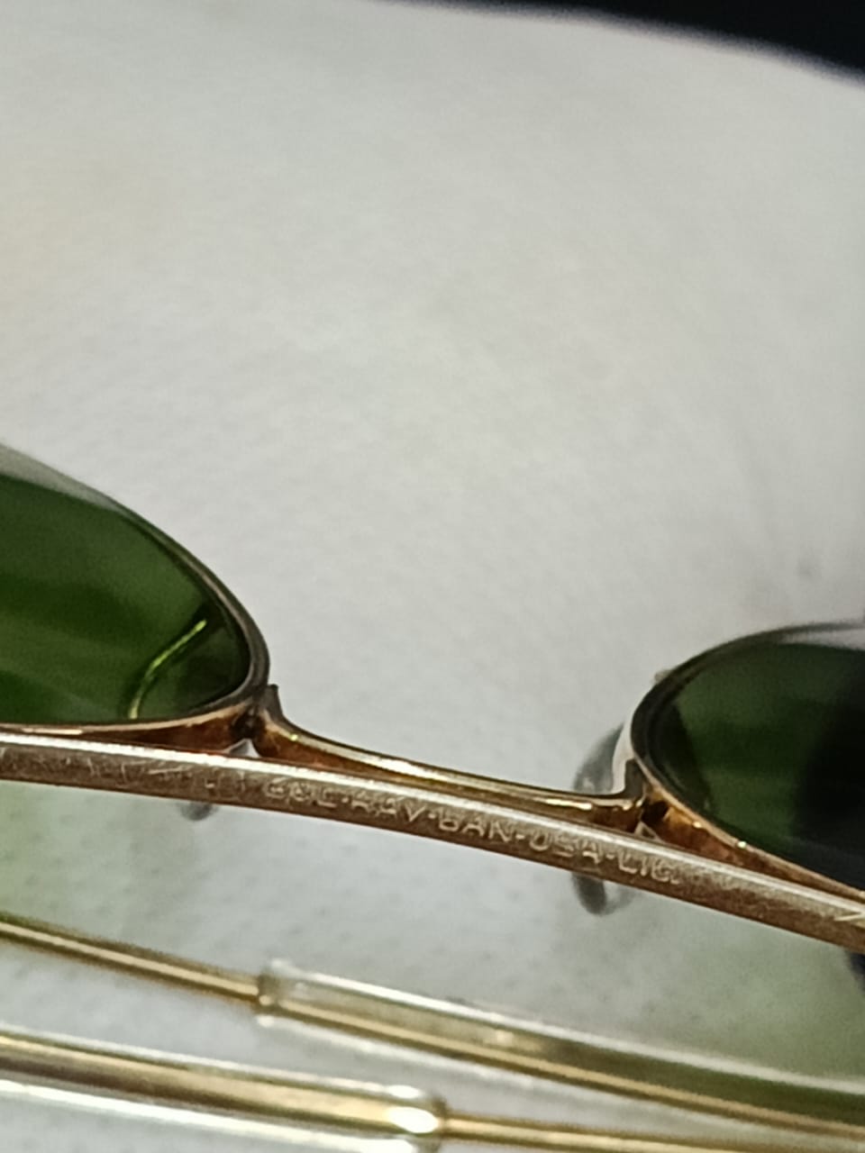 Lunette ray ben USA original 10k gold