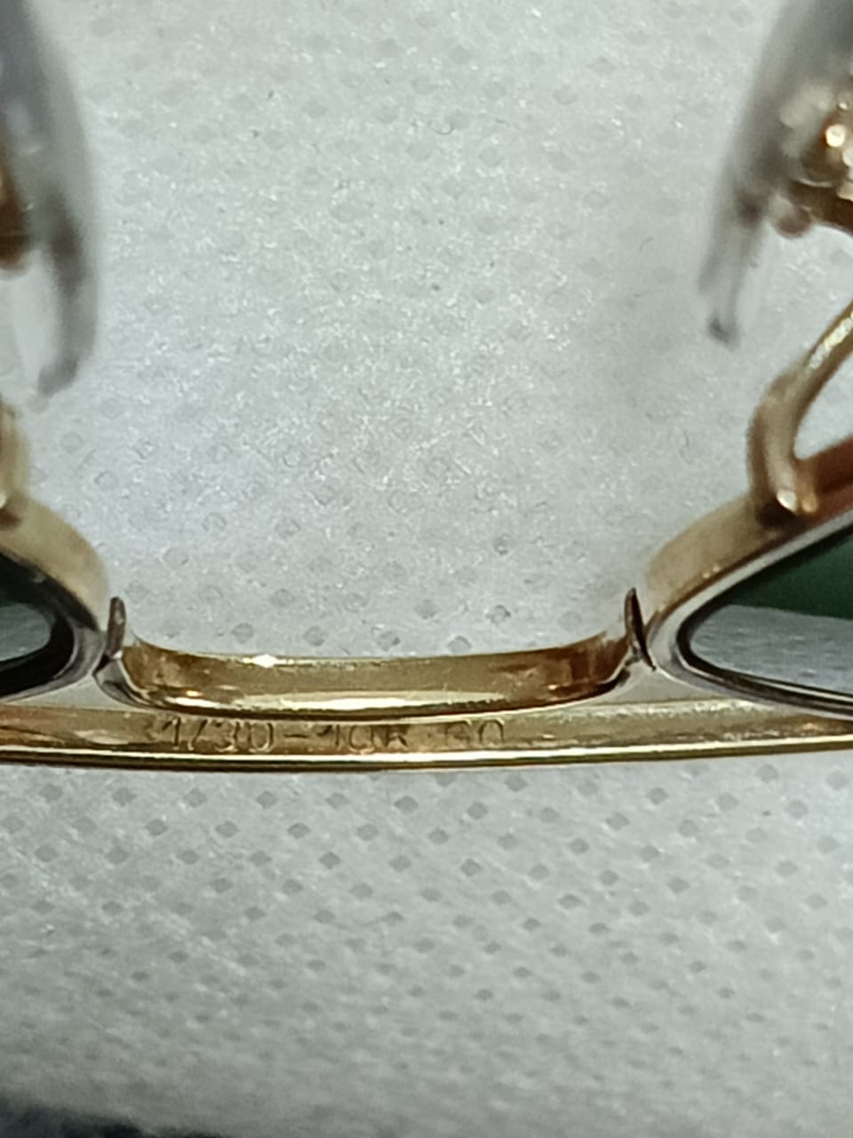 Lunette ray ben USA original 10k gold