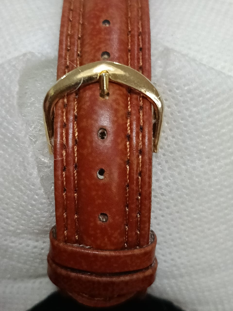 Montre chronographe original en plaqué or vintage