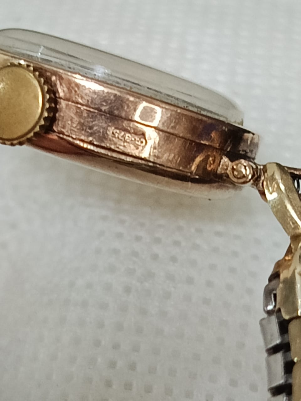 Montre Rolex original femme or 9k ذهب mécanique.