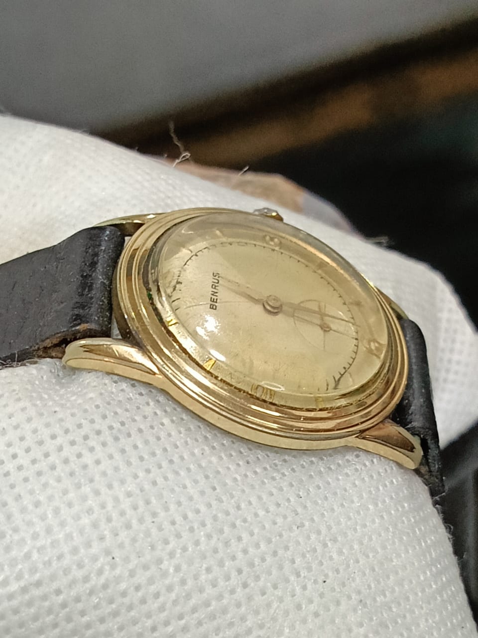 Montre mécanique vintage original usa plaqué or