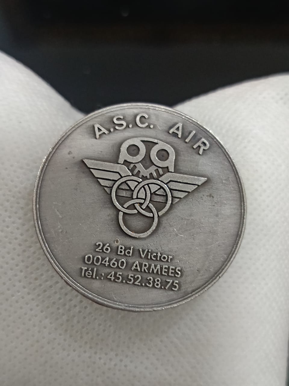 Médaille acier