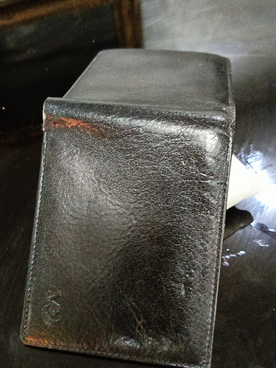 Portefeuille en cuir