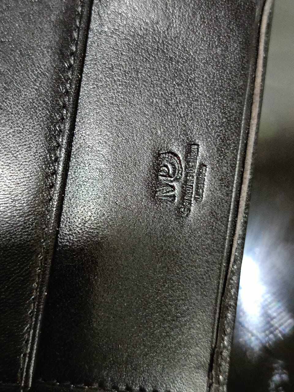 Portefeuille en cuir
