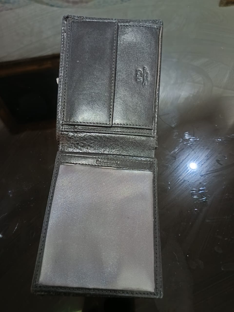 Portefeuille en cuir