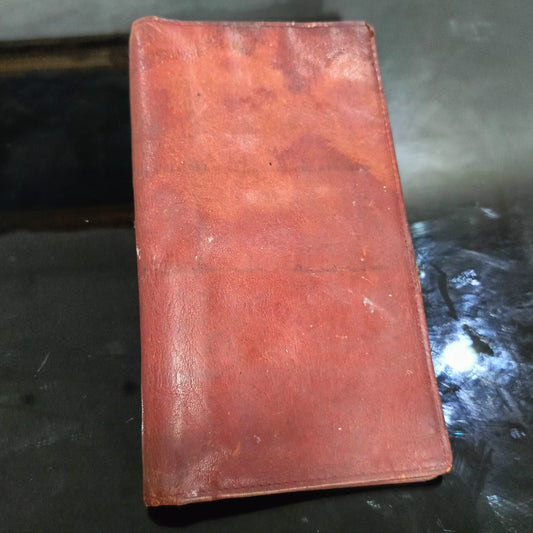Portefeuille en cuir vintage