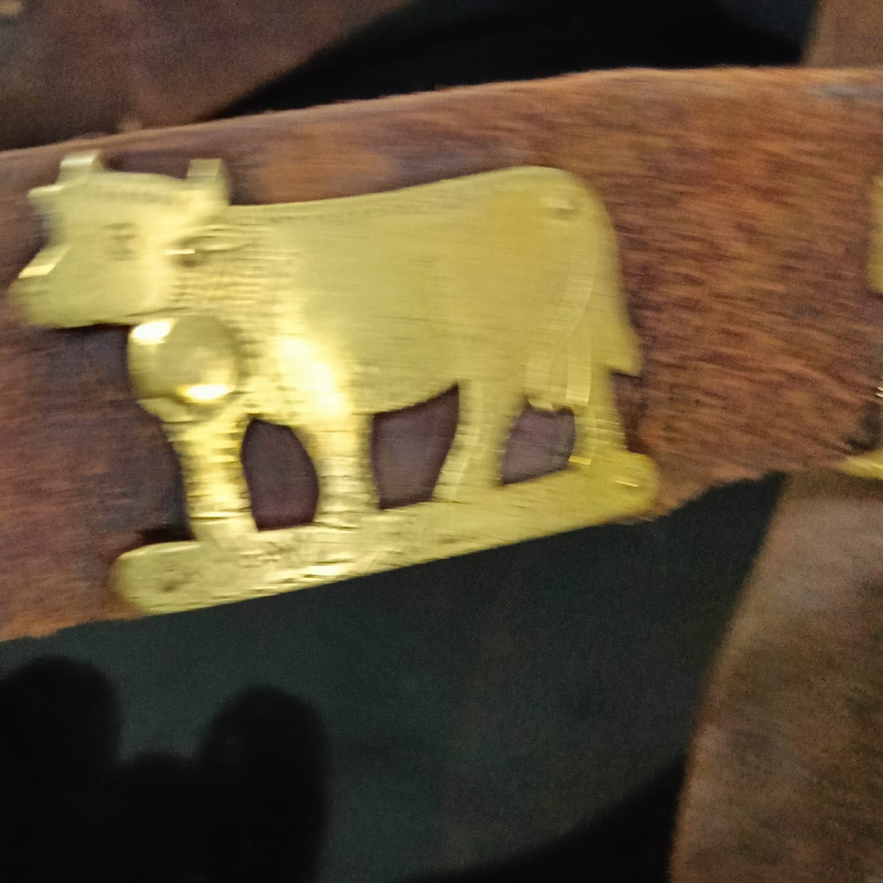 Ancien ceinture en cuir vintage original