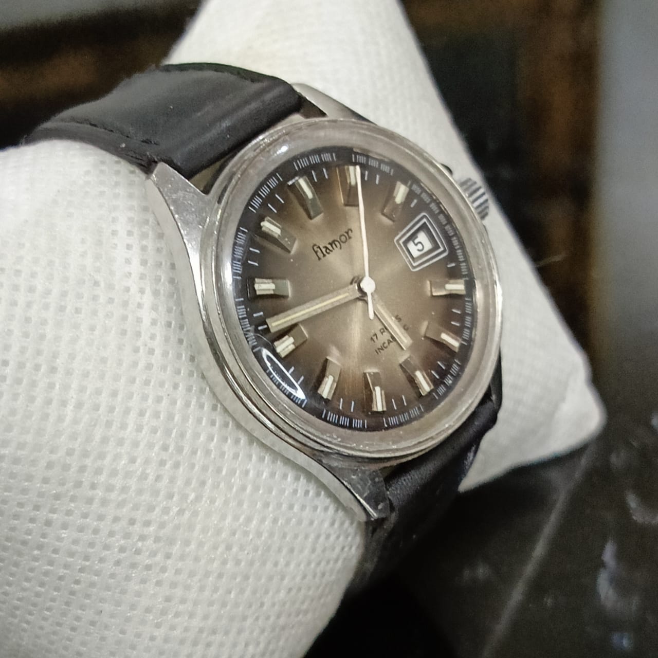 Montre flamor mécanique vintage original