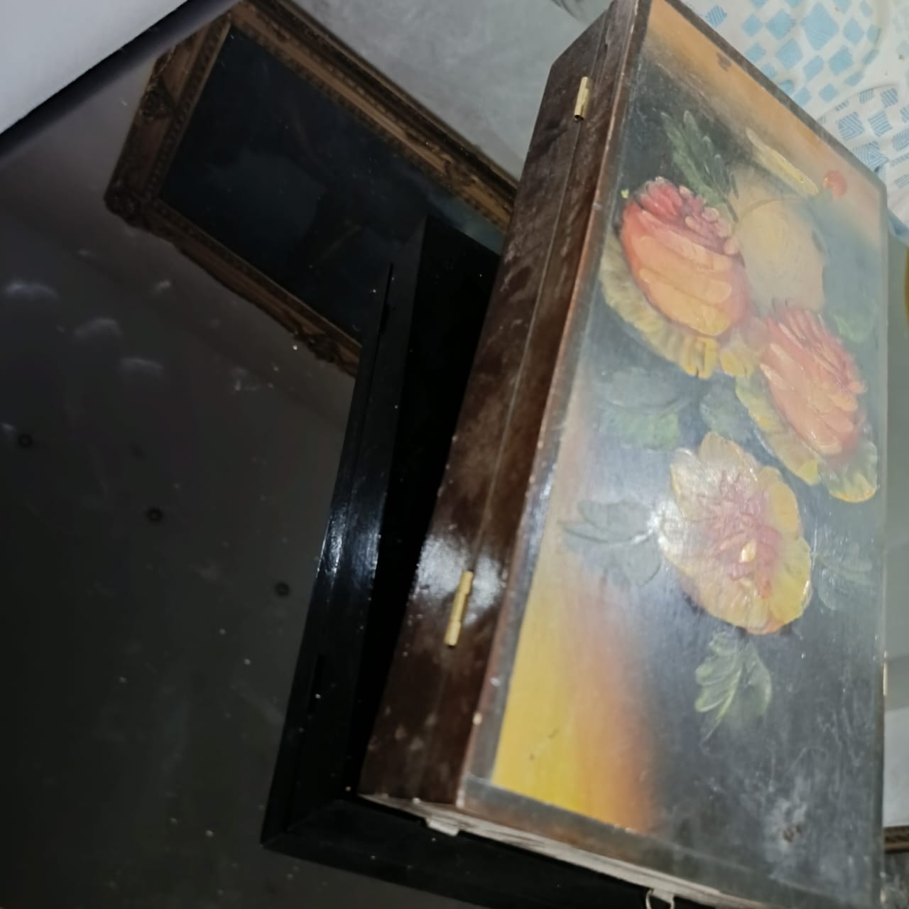 صندوق تعلق مفاتيح بلوحة زيتية أصلية