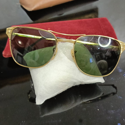 Lunette ray ben USA bl original signé plaqué or