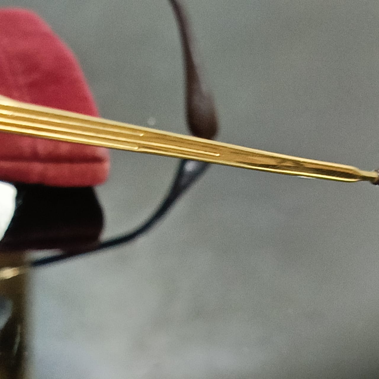 Lunette ray ben USA bl original signé plaqué or