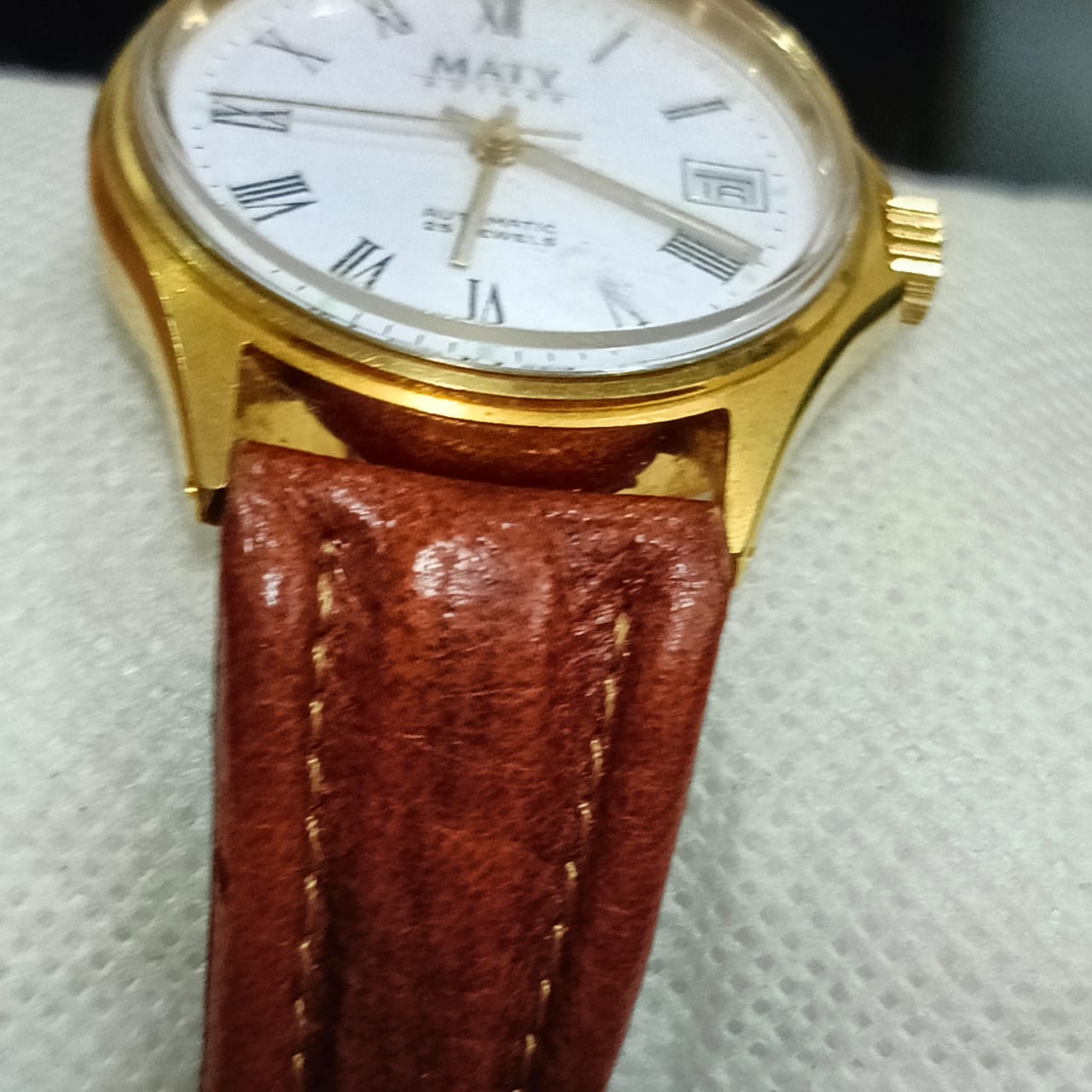 Montre Maty automatique original plaqué or