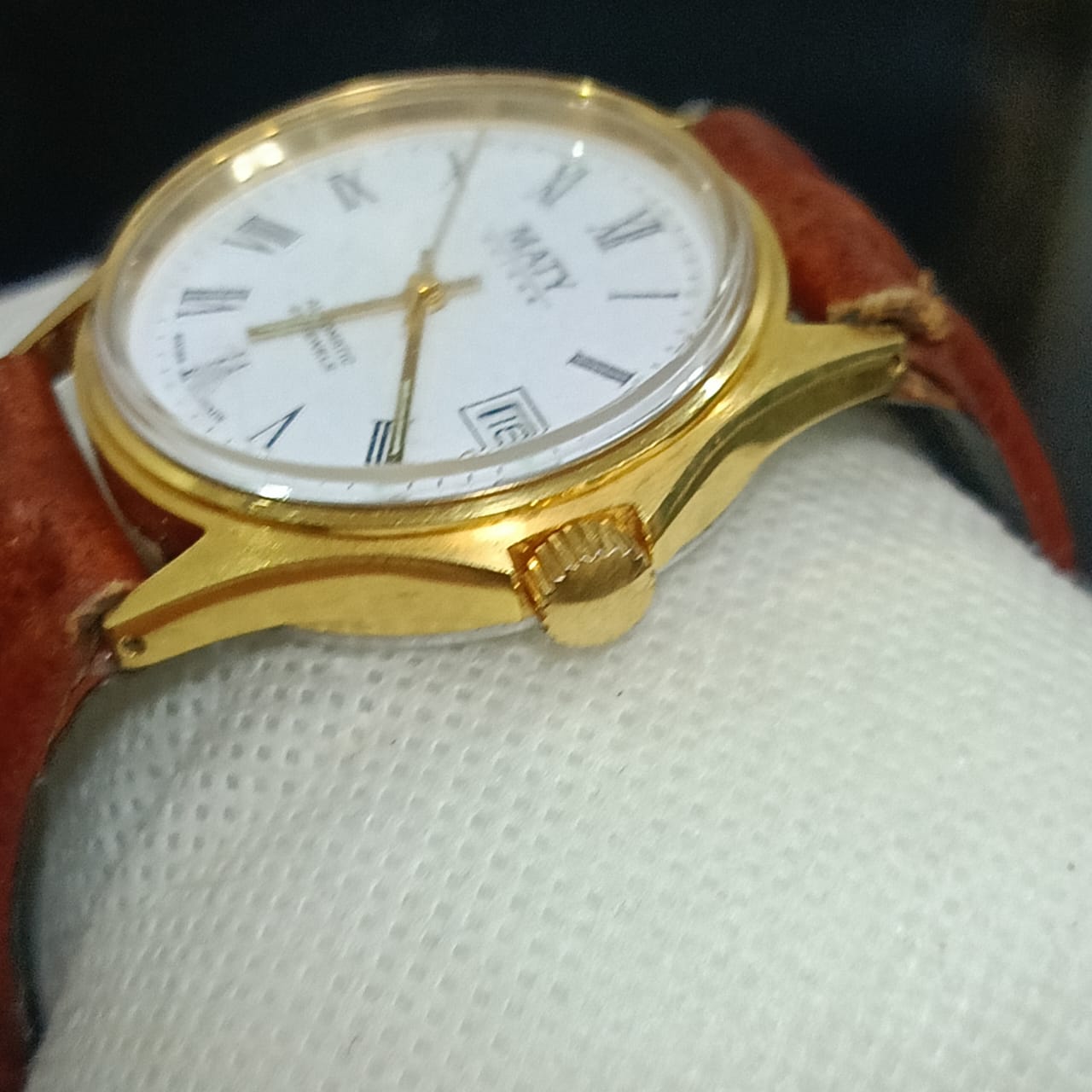Montre Maty automatique original plaqué or