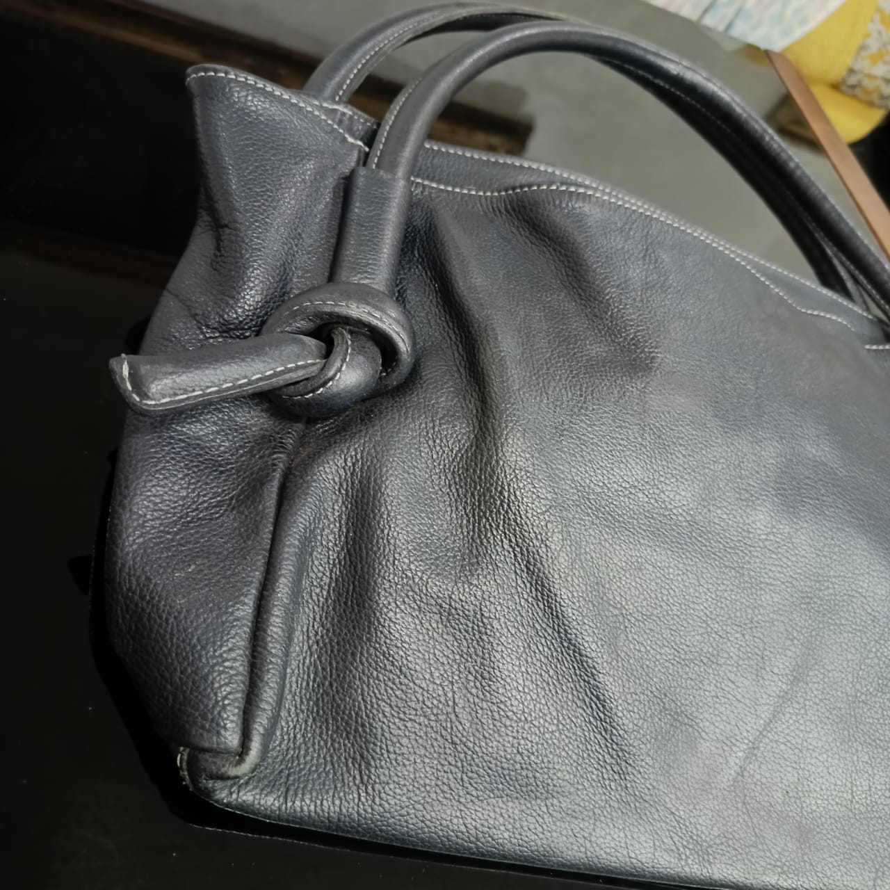 Sac en cuir vintage femme