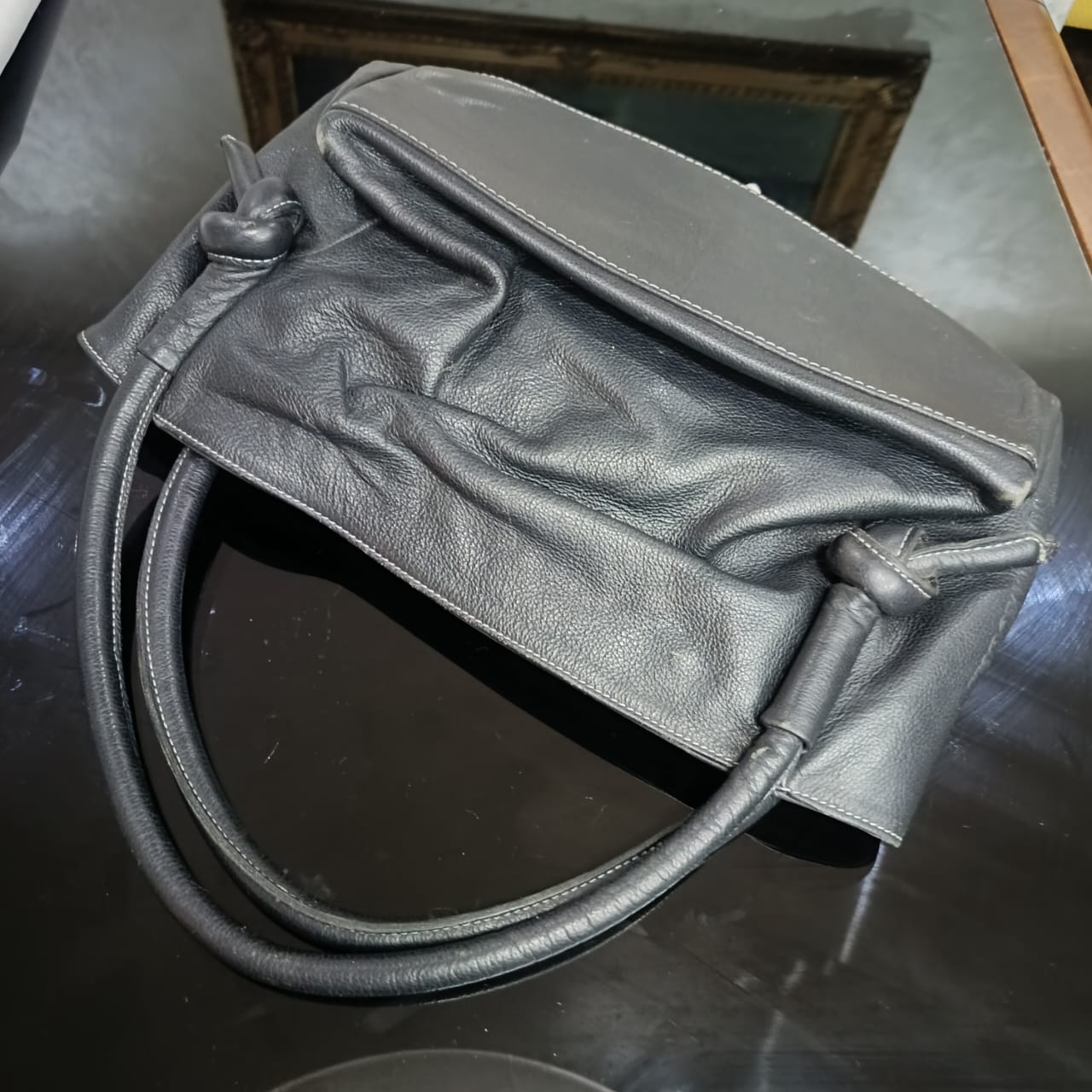 Sac en cuir vintage femme