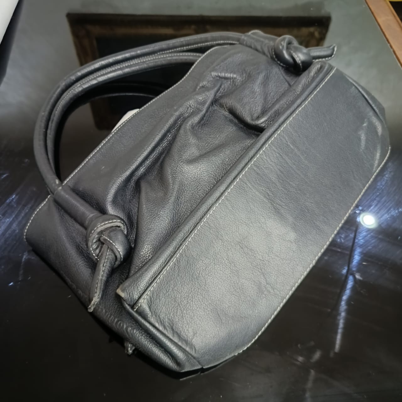 Sac en cuir vintage femme