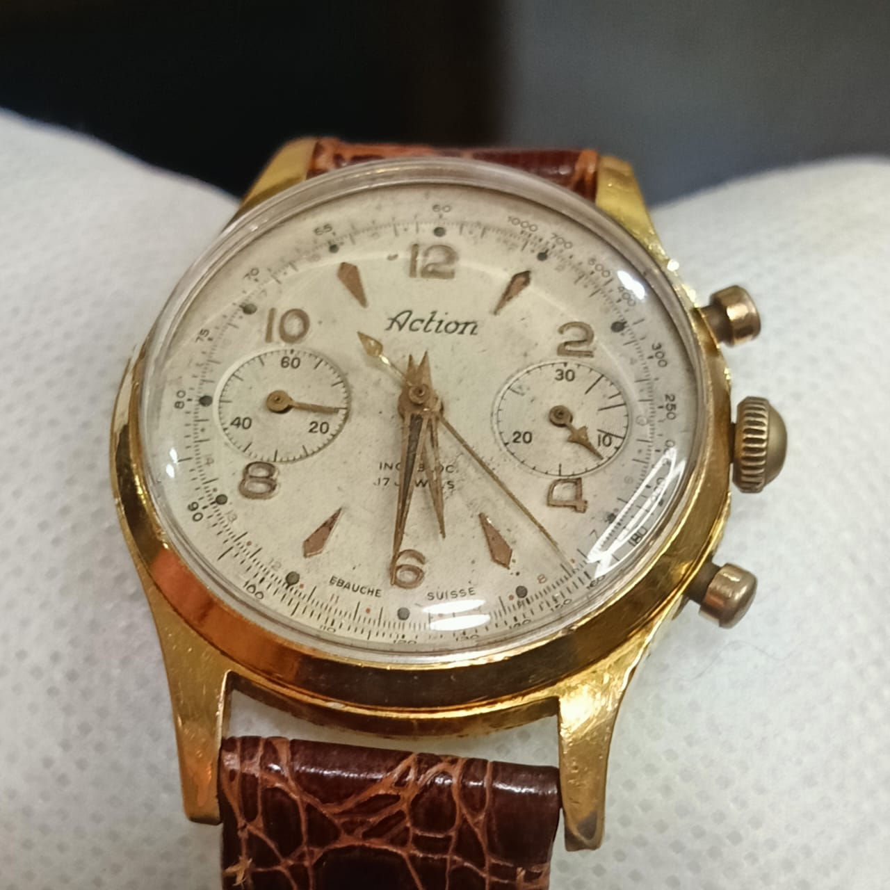 Montre action chronographe original