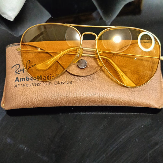 Lunette ray ben ambermatic USA bl original