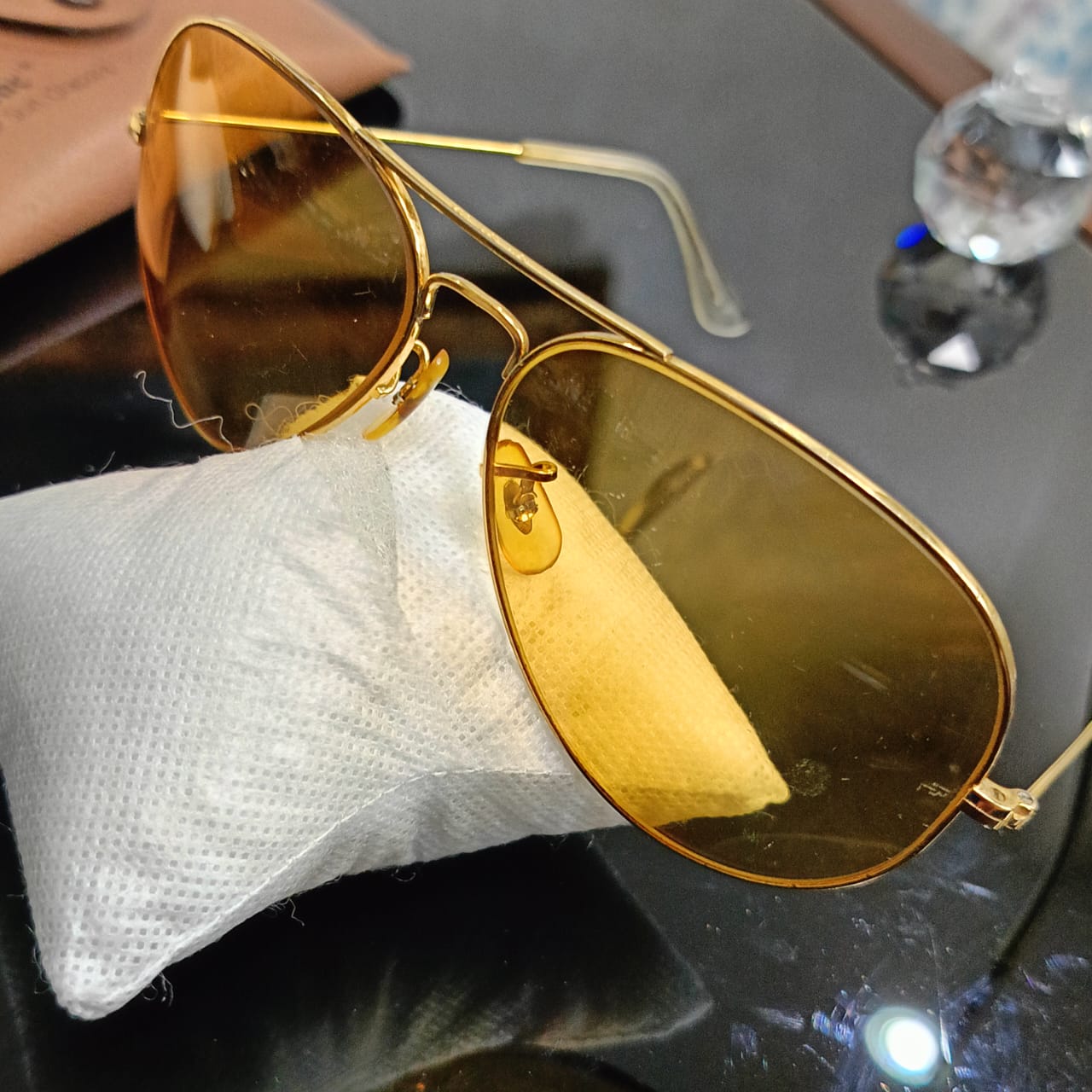 Lunette ray ben ambermatic USA bl original