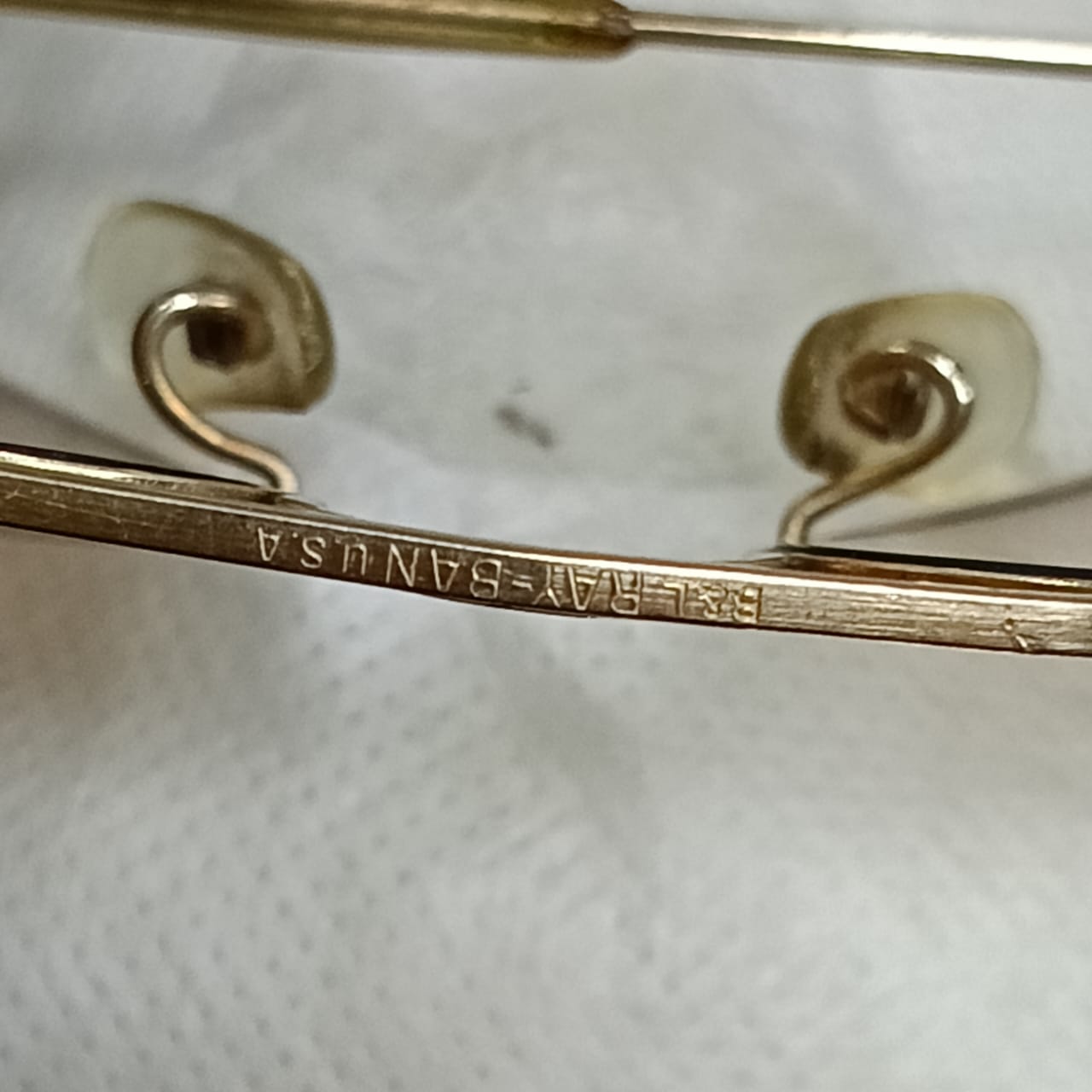 Lunette ray ben chenjable USA bl original 10k gold 