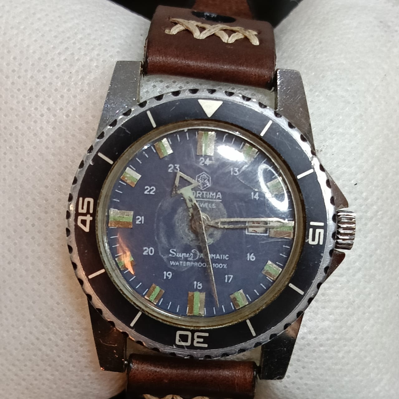 Montre mortima automatique plongée vintage original