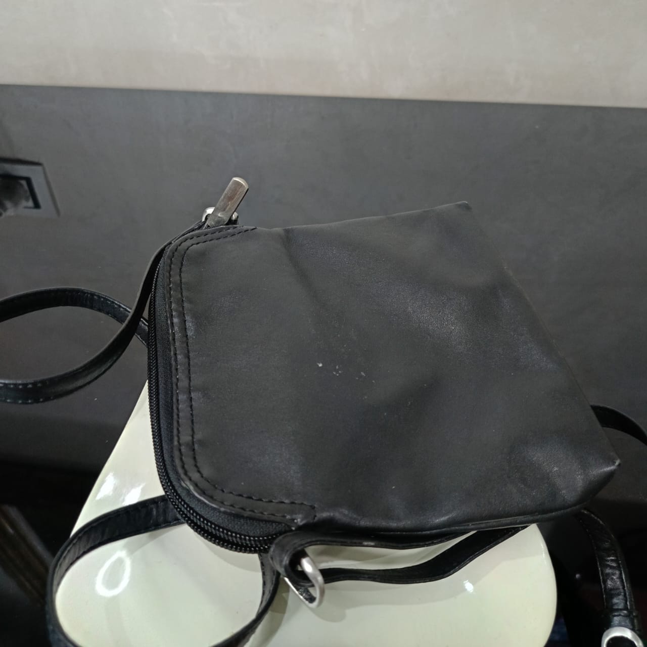 Sacoche en cuir vintage
